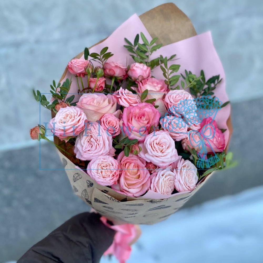 Букет фрэш из роз Букет роз Фрэш из роз